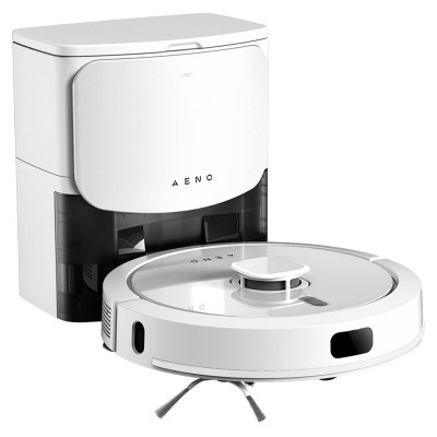 Aeno Robot Vacuum Cleaner RC4S: wet & dry cleaning, smart control AENO App, HEPA filter, 2-in-1 tank