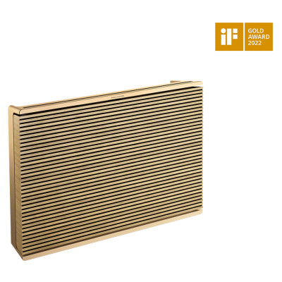 Bang & Olufsen Beosound Level Speaker Gold Tone Alu (Cover Light Oak)