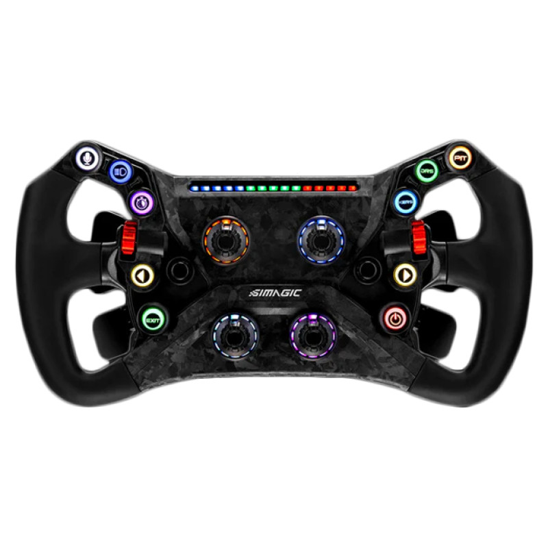 Simagic GT NEO 300 mm Steering Wheel, QR50, Shifters + Dual Clutch, S214