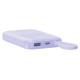 Canyon power bank OnPower 101 built-in cable 10000 mAh PD22.5W Purple