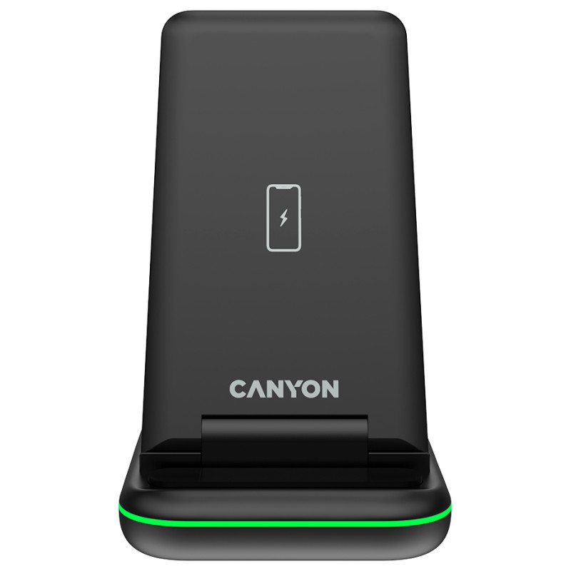 Canyon wireless charger WS-304 15W 3in1 Black