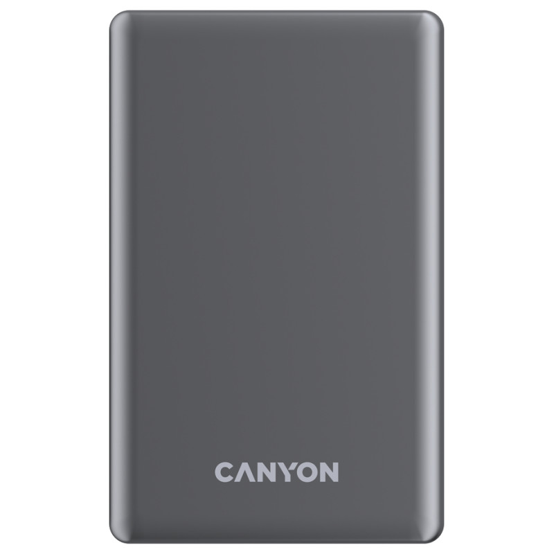 Canyon power bank OnPower 505 slim Magnetic 5000 mAh PD20W Dark Grey