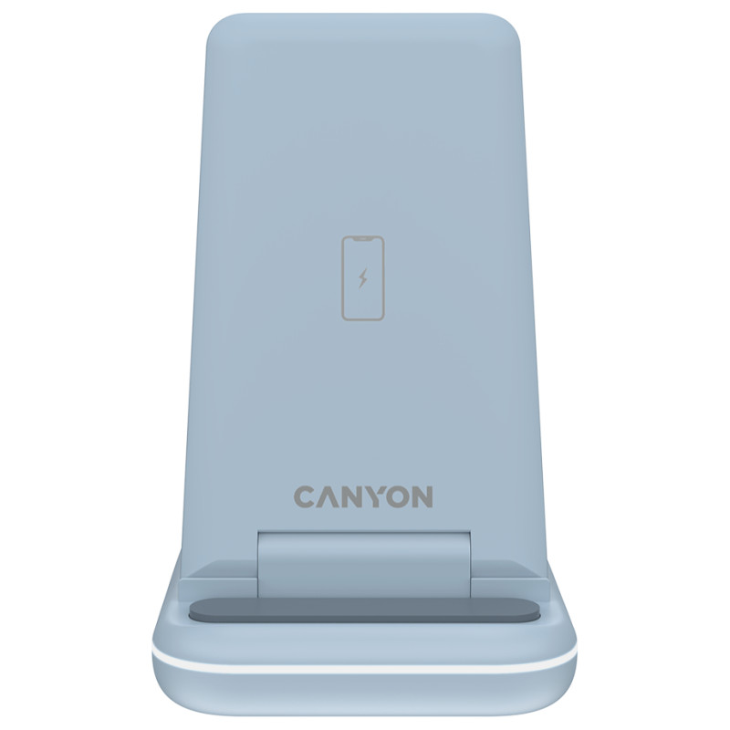 Canyon wireless charger WS-304 15W 3in1 Blue