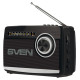 Sven Speaker SVEN SRP-155, black (3W, Bluetooth, FM/AM/SW, USB, microSD, flashlight, battery)