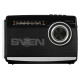 Sven Speaker SVEN SRP-155, black (3W, Bluetooth, FM/AM/SW, USB, microSD, flashlight, battery)