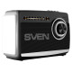 Sven Speaker SVEN SRP-155, black (3W, Bluetooth, FM/AM/SW, USB, microSD, flashlight, battery)