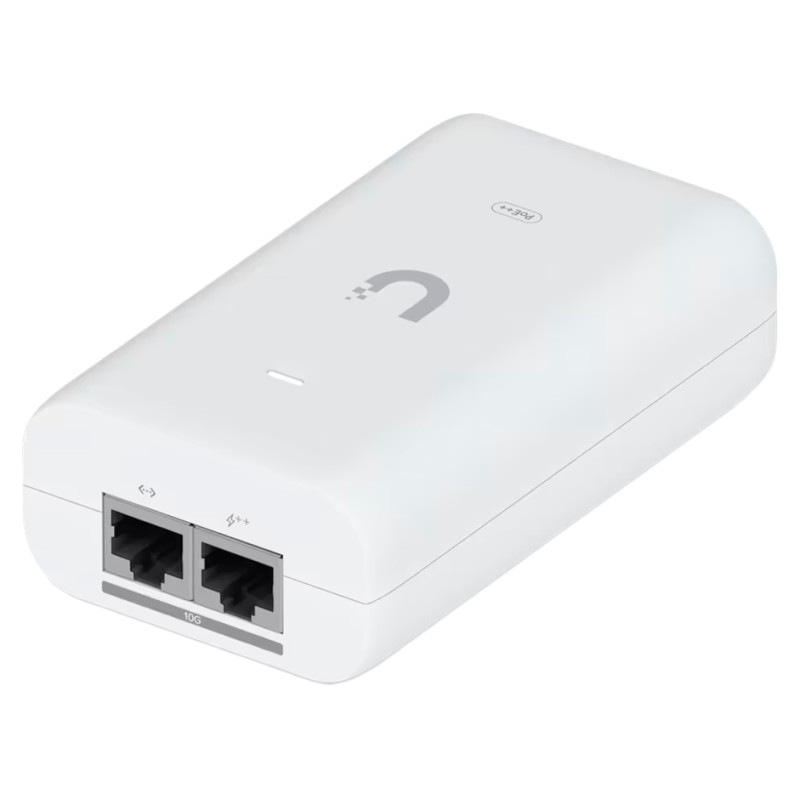 Ubiquiti UniFi UACC-PoE++-10G-EU 10G PoE++ Adapter (60W), can power UniFi PoE++ devices, reduce dependency on PoE switch power, and provide a Multi-Gigabit LAN connection