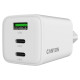 Canyon charger CU65ACC GaN 65W 2xPD 1xQC EU White