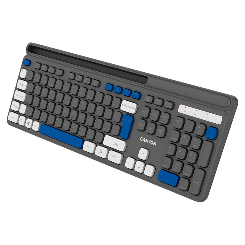 Canyon keyboard HKB-W03 EN AAA Wireless Grey