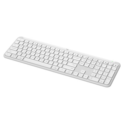 Logitech SIGNATURE SLIM WIRELESS KEYBOARD K950 - OFF WHITE - US INT'L - 2.4GHZ/BT - INTNL-973