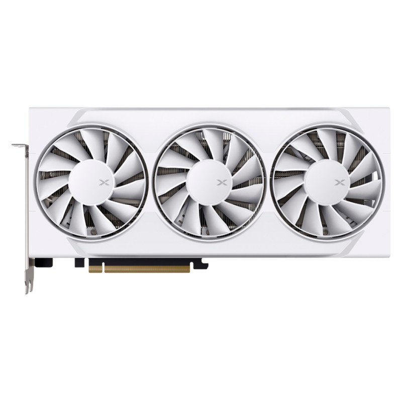 XFX Swift AMD Radeon RX 9060 XT OC White Triple Fan Gaming Edition 16GB GDDR6 128-bit HDMI 2x DP