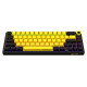 Lorgar KBP70MW, Wireless 65% Mechanical Gaming Keyboard Pro, Black/yellow, EN layout