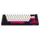 Lorgar KBP70MW, Wireless 65% Mechanical Gaming Keyboard Pro, Black/red, EN layout