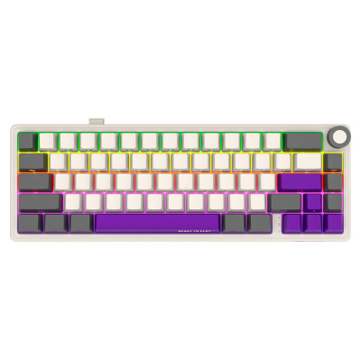 Lorgar KBP70MW, Wireless 65% Mechanical Gaming Keyboard Pro, Beige, EN layout