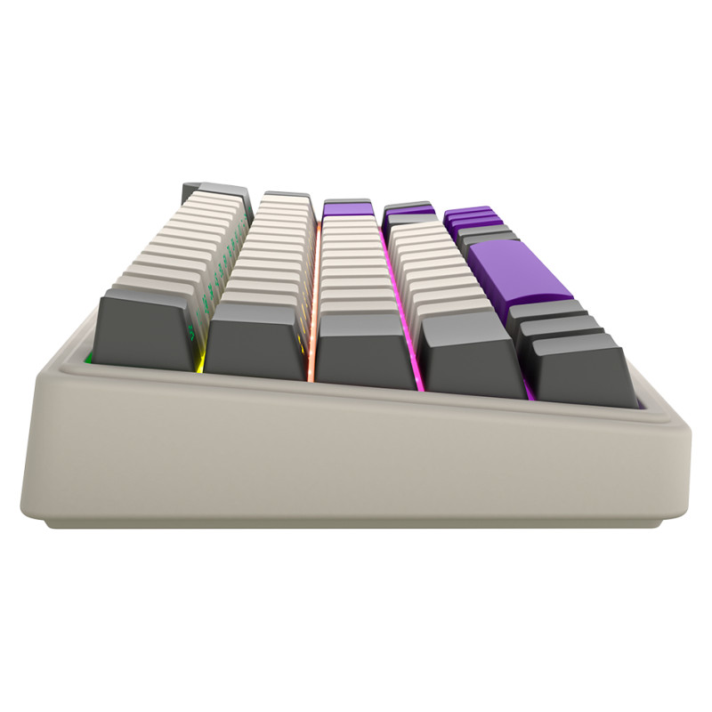 Lorgar KBP70MW, Wireless 65% Mechanical Gaming Keyboard Pro, Beige, EN layout