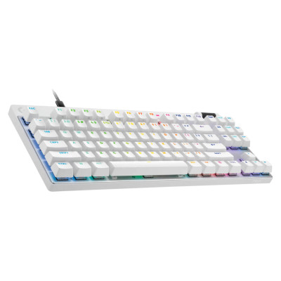 Logitech G PRO X TKL RAPID Gaming Keyboard - WHITE - US INT'L - USB - EMEA28i-935 - LINEAR