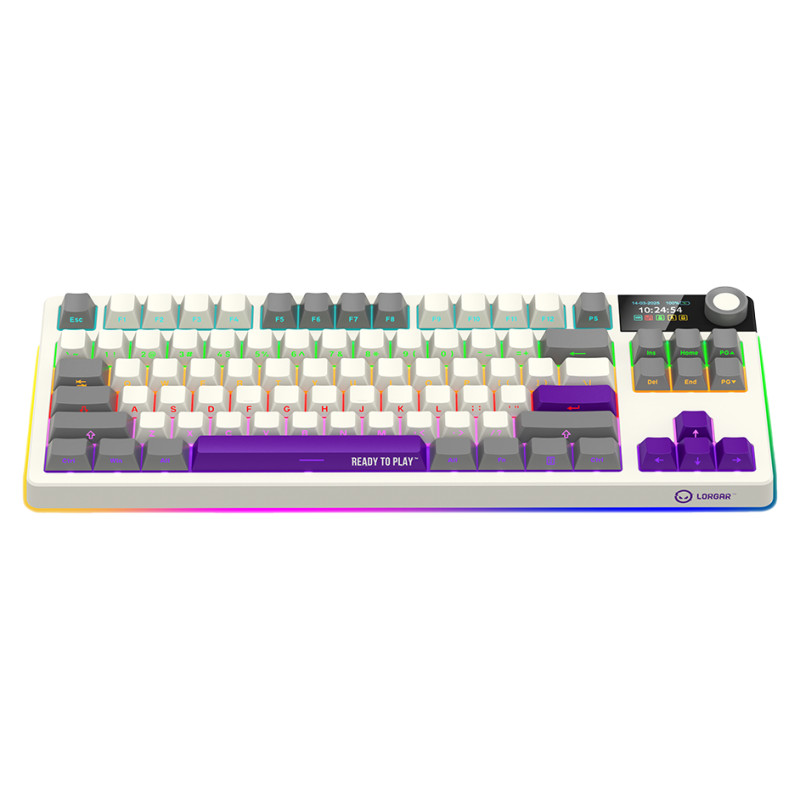 Lorgar KBP70TKLW, Wireless TKL Mechanical Gaming Keyboard Pro, Beige, EN layout