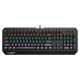 Canyon Hazard GK-6, Wired multimedia gaming keyboard with lighting effect, 108pcs rainbow LED, Numbers 104keys, RU+EN double injection layout, cable length 1.8M, 450.5*163.7*42mm, 0.90kg, color black