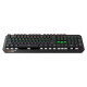 Canyon Hazard GK-6, Wired multimedia gaming keyboard with lighting effect, 108pcs rainbow LED, Numbers 104keys, RU+EN double injection layout, cable length 1.8M, 450.5*163.7*42mm, 0.90kg, color black