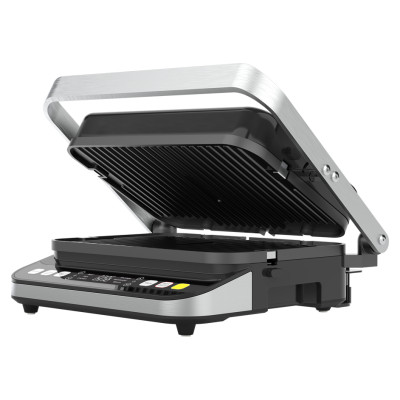 Aeno ''Electric Grill EG5: 2000W, 2 heating modes - Lower Grill, Both Grills, 6 preset programs, Defrost, Max opening angle -180&deg;, Temperature regulation, Timer, Removable double-sided plates, Plate size 320*220mm''