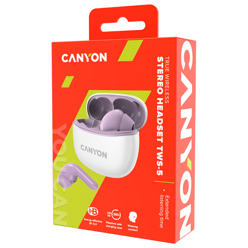 Canyon headset TWS-5 Purple