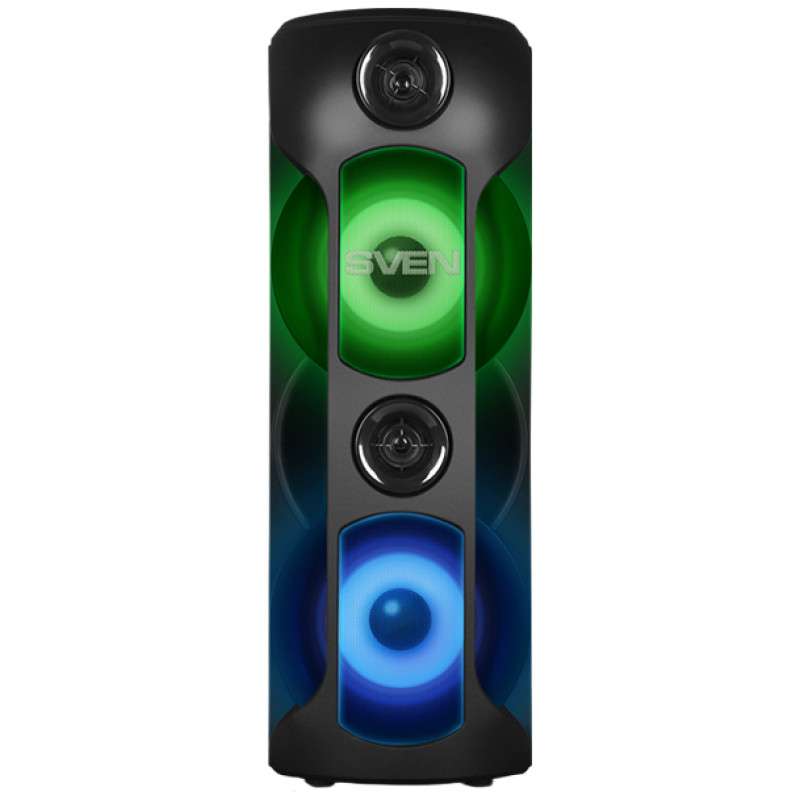 Sven Speaker SVEN PS-720, black (80W, TWS, Bluetooth, FM, USB, microSD, LED-display, 4400mA*h)