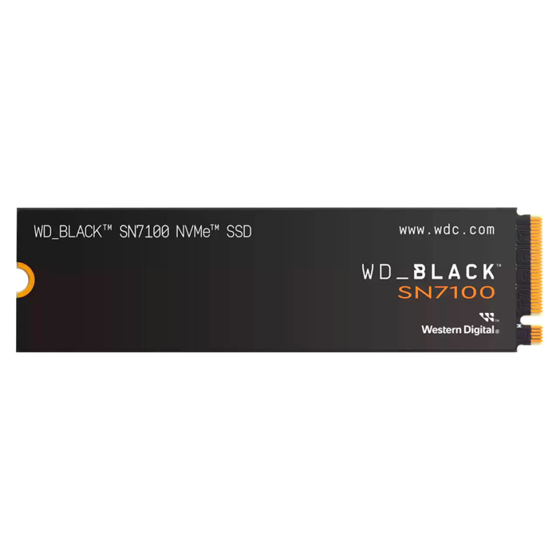 Western Digital SSD POWERED BY SANDISK WD Black SN7100 1TB M.2 2280 PCIe Gen4 x4 NVMe, Read/Write: 7250/6900 MBps, IOPS 1000K/1400K, TBW: 600
