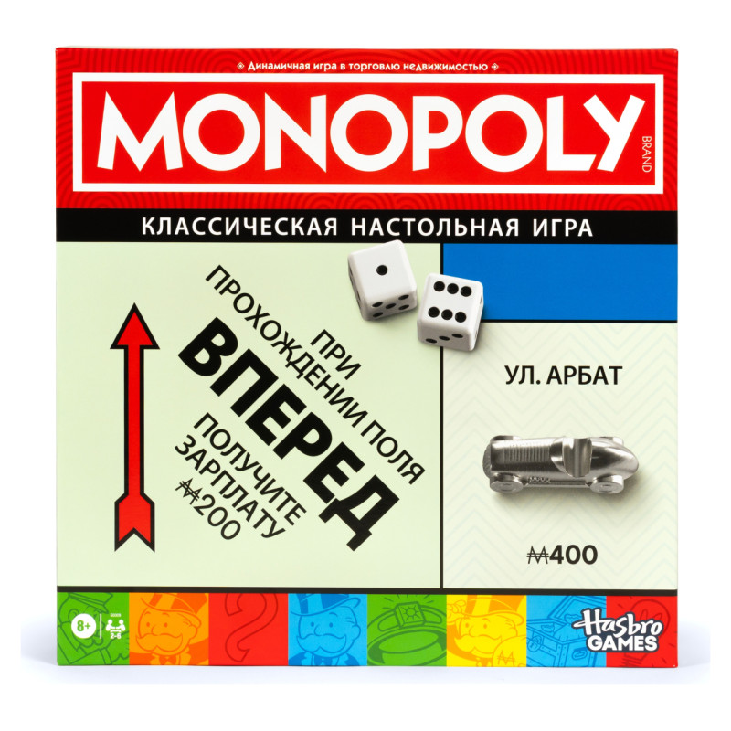 Monopoly Galda spēle Classic Refresh (Krievu val.)