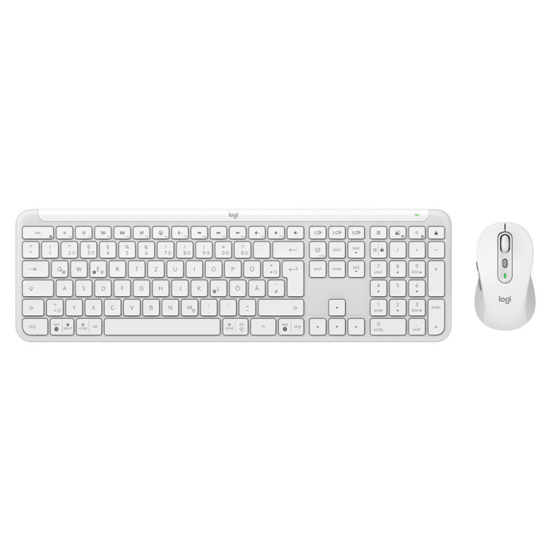 Logitech Signature Slim Combo MK950 - OFF WHITE - US INT'L - 2.4GHZ/BT - INTNL-973