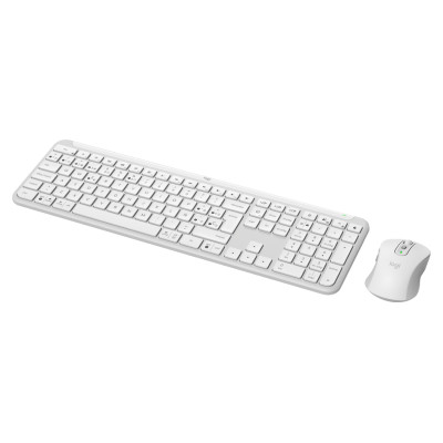 Logitech Signature Slim Combo MK950 - OFF WHITE - US INT'L - 2.4GHZ/BT - INTNL-973