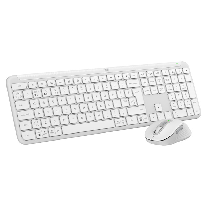Logitech Signature Slim Combo MK950 - OFF WHITE - US INT'L - 2.4GHZ/BT - INTNL-973