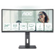AOC LCD Monitor|AOC|34 "|3440 x 1440 pixels|UltraWide Quad HD|Native aspect ratio 21:9|LED|Curved|CU34P3CV