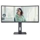 AOC LCD Monitor|AOC|34 "|3440 x 1440 pixels|UltraWide Quad HD|Native aspect ratio 21:9|LED|Curved|CU34P3CV