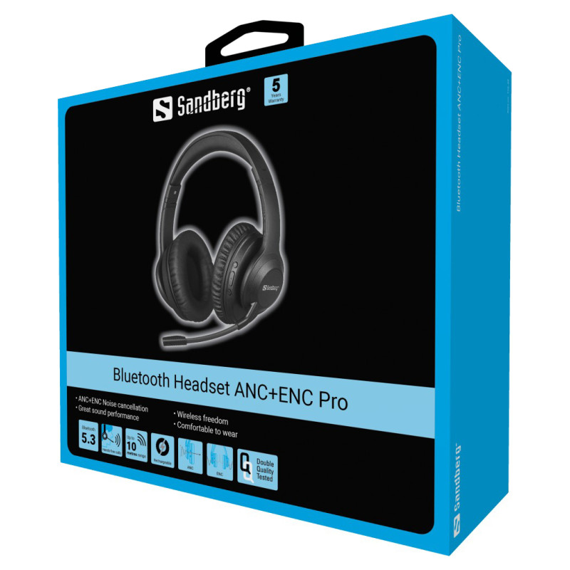 Sandberg 126-45 Bluetooth Headset ANC+ENC Pro