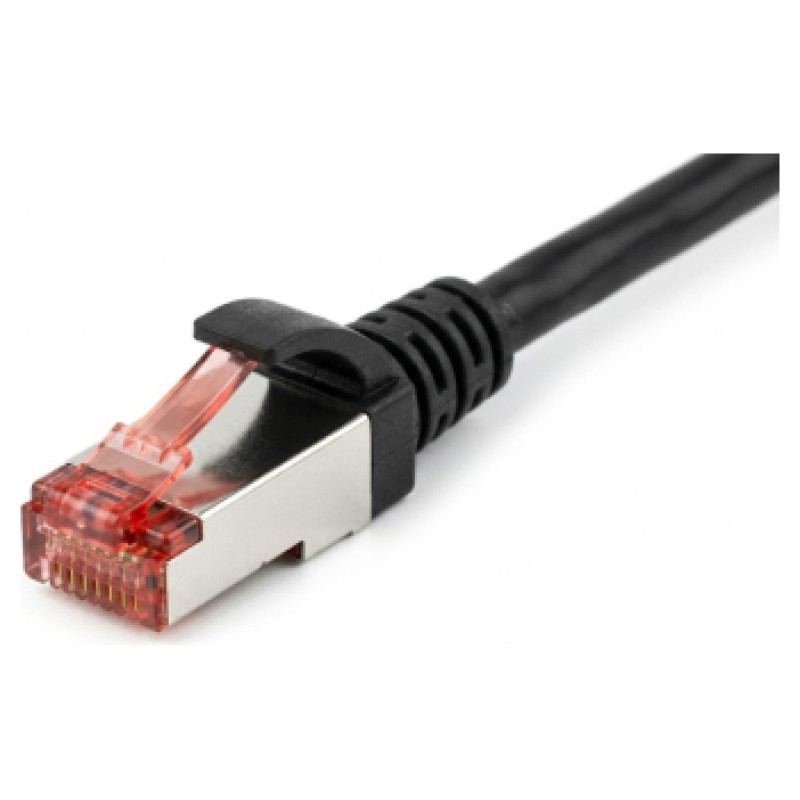 Brackton Kabelis Brackton Patch SF/UTP 0.25m CAT 6a Black