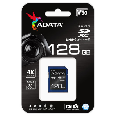 Adata MEMORY SDXC 128GB V30/ASDX128GUI3V30S-R ADATA