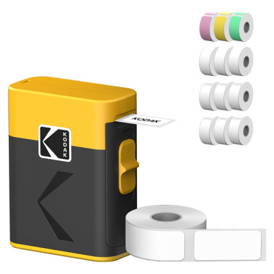 Kodak M50 Label Era Instant Label Printer Cartridge Bundle ( + 13 Rolls) Yellow