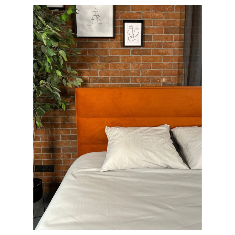 Emis Sleeping Gulta "Charlotte" 140x200 / Tum&scaron;i pelēka / Ar veļas kasti