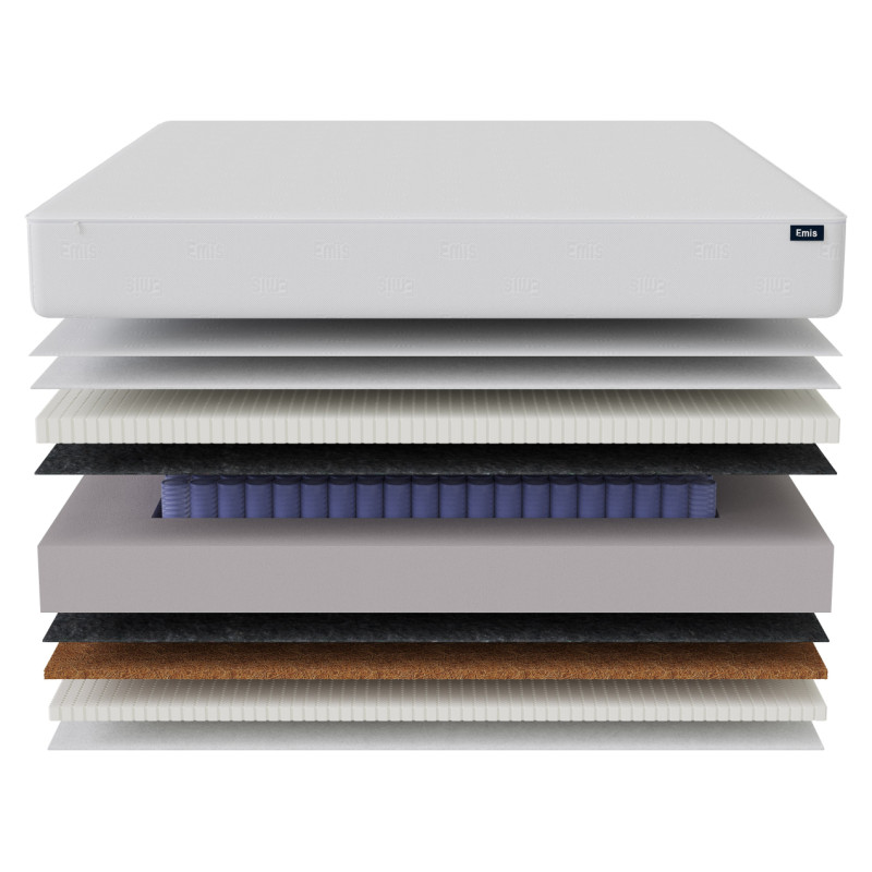 Emis Matracis "Golden Sky" 120x200x25 / Mīksts / Emis Denim Cube