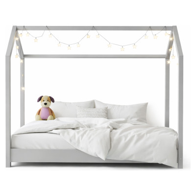 Emis Montessori bērnu gulta "Pine" 90x180 / Dabīgs koks (vaskota) / Jā