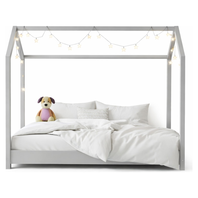 Emis Montessori bērnu gulta "Pine" 90x180 / Dabīgs koks (vaskota) / Jā