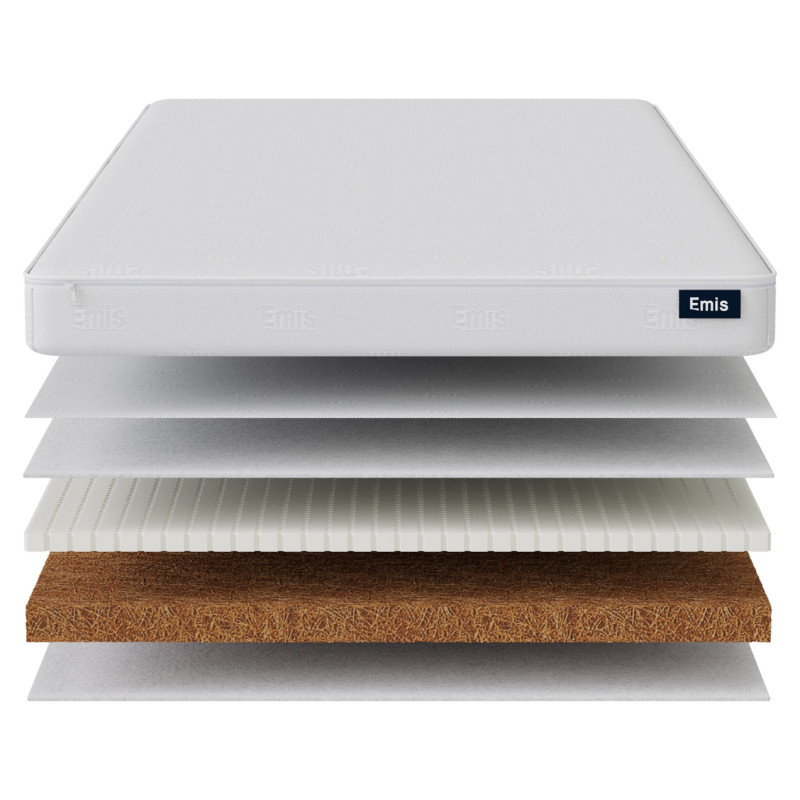 Emis ⁠Zīdaiņu matracis "Perla" 70x140x7 / Emis Denim Mosaic