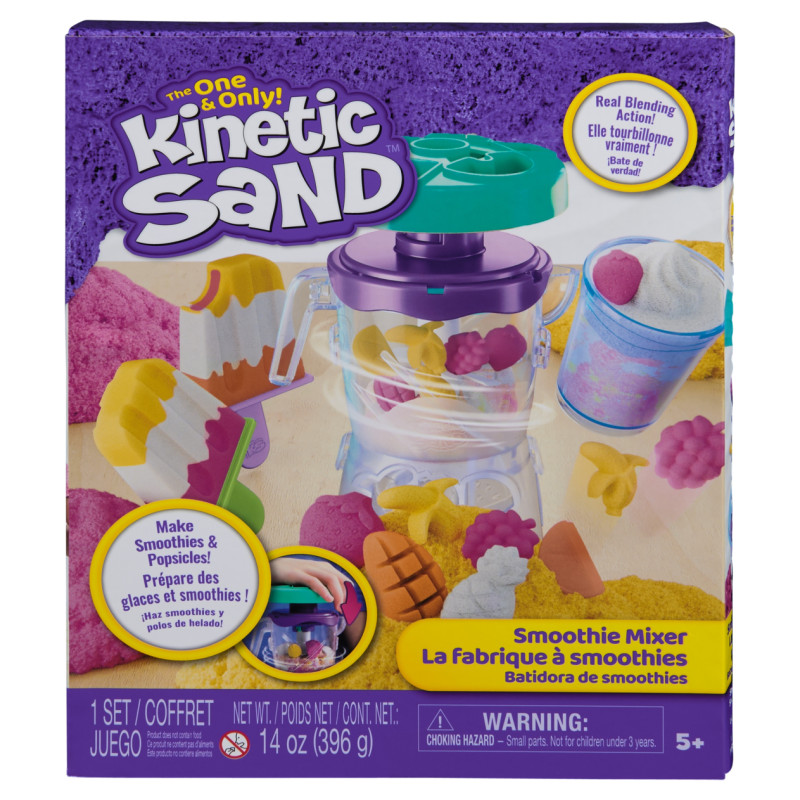 Kinetic Sand Rotaļu komplekts Smūtiju mikseris