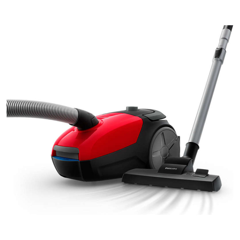 Philips PowerGo putekļsūcējs ar maisiņu, 900 W (sarkans) - FC8243/09