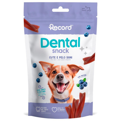 Record Dental Snack Skin & Coat with Blueberry 75 g