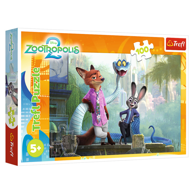 Trefl DISNEY Puzle Zootropole, 100 gab.