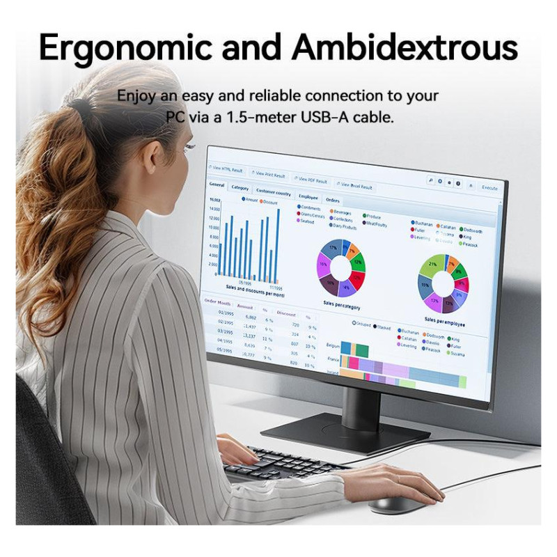 Vention MOUSE USB OPTICAL BLACK/KTABG VENTION