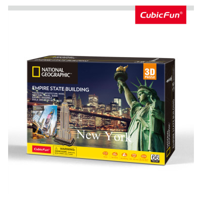 Cubic Fun CUBICFUN NATIONAL GEOGRAPHIC 3D puzle Empire State Building