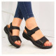 Inny eVento W EVE223D black wedge sandals (41)