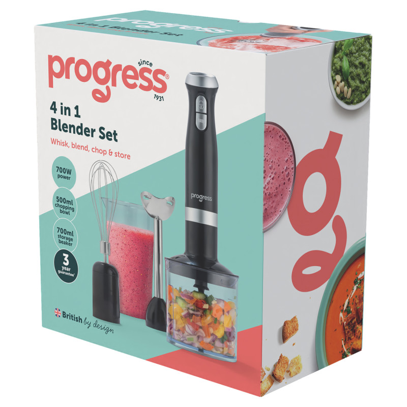 Progress EK6690PVDE 4  in 1 Blender Set